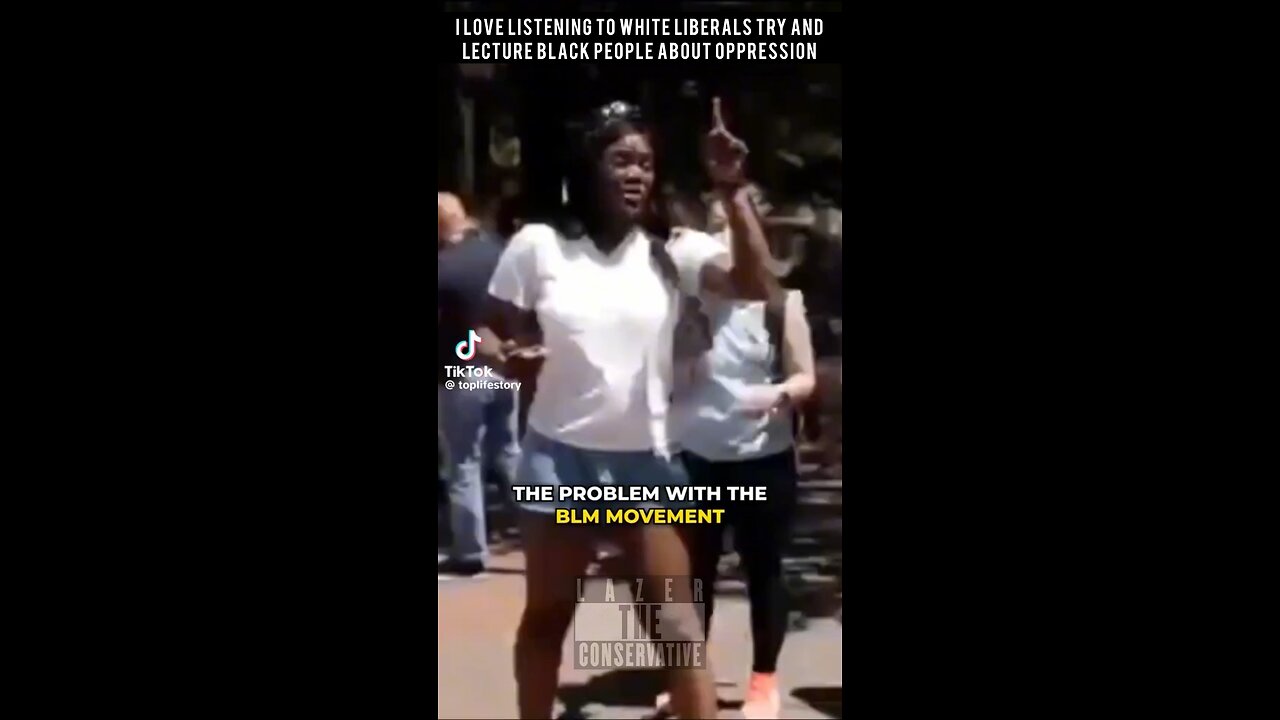 Young Black woman tears apart BLM narrative