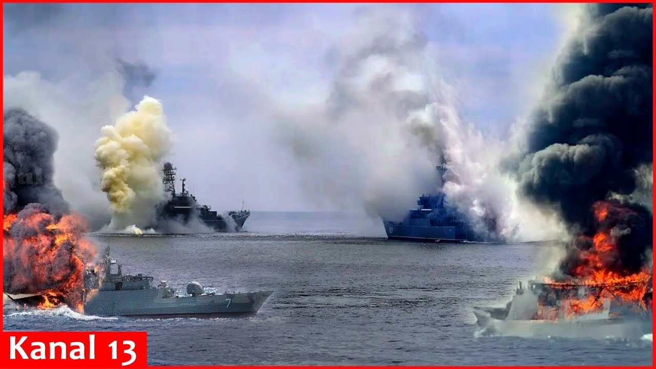 Twenty-six Russian vessels are destroyed by Ukrainian forces in Crimea