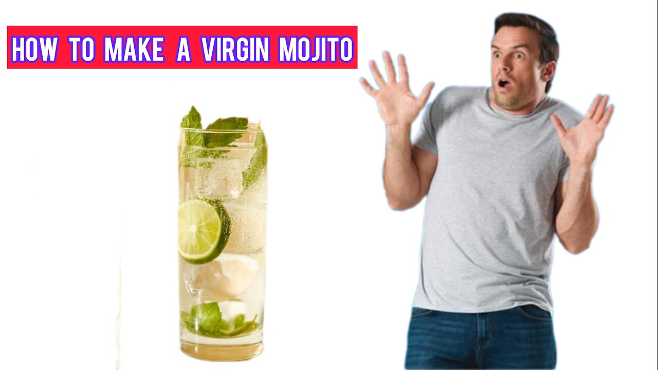 How to make a virgin mojito mocktail 🍹