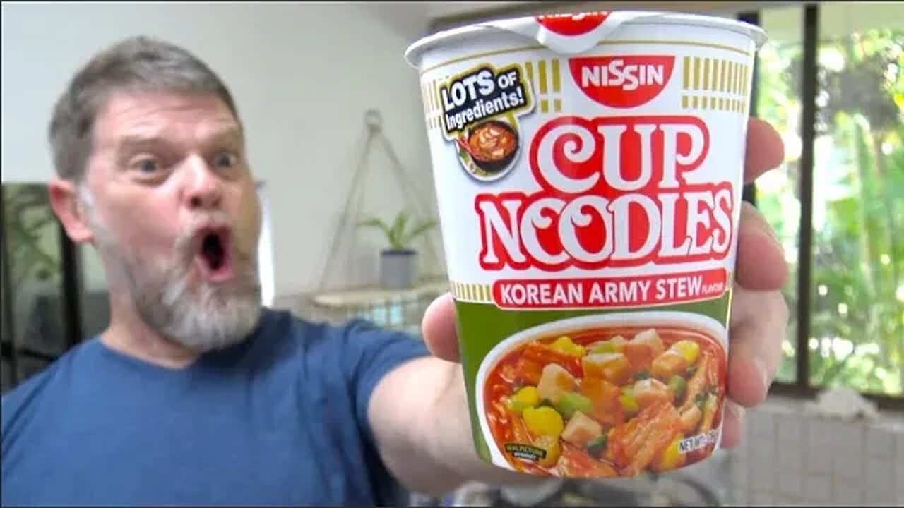 Nissin Cup Noodle Review - Korean Army Stew