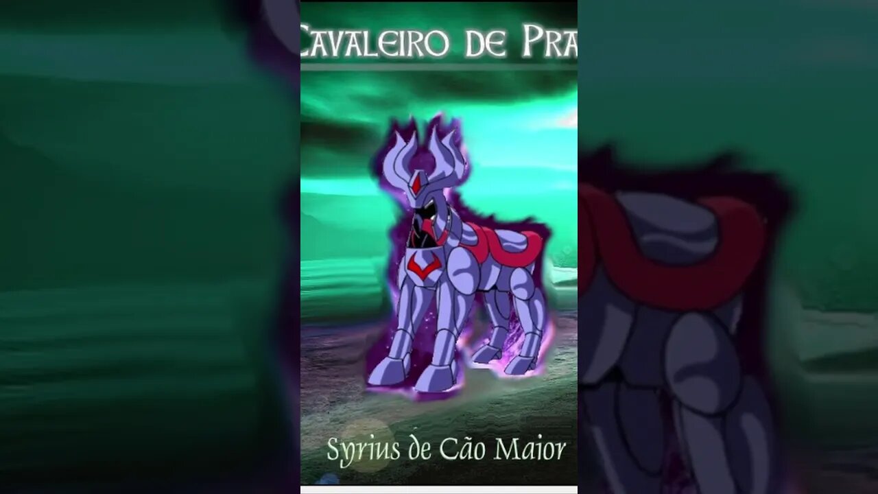 Os Cavaleiros Do Zodíaco - Cavaleiros De Prata Syrius De Cão Maior Anime