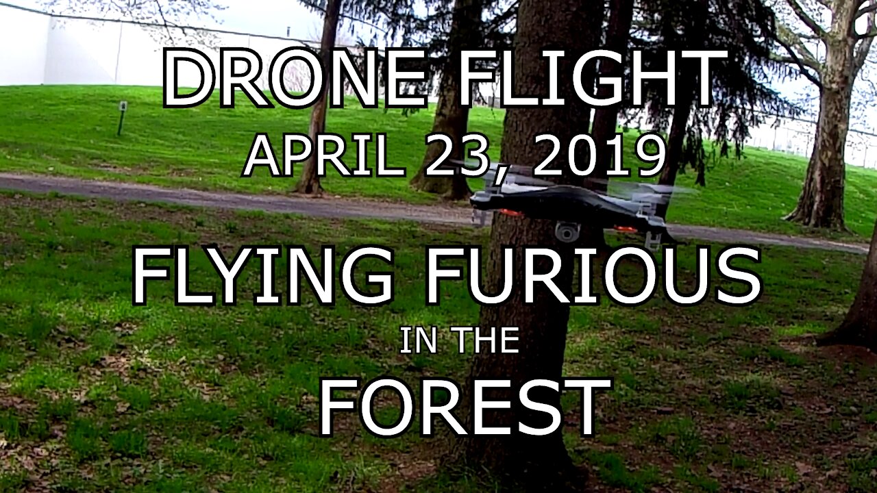 Drone Flight - Flying Furious in the Forest