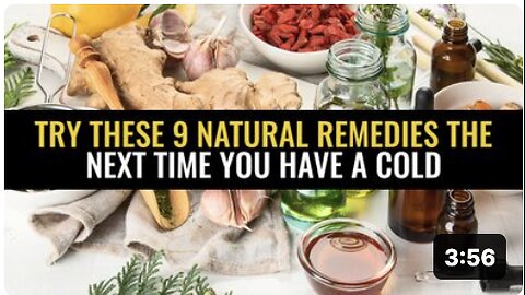 Try these 9 natural remedies the next time you have a cold