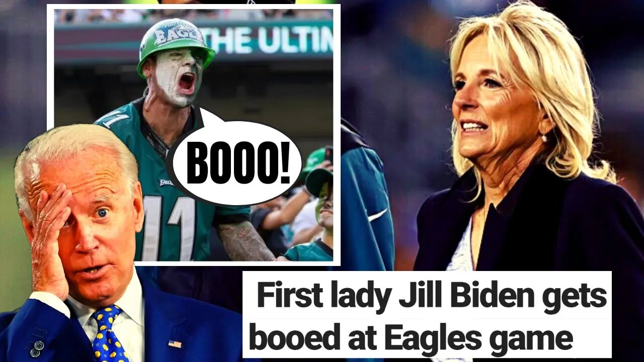 First Lady Jill Biden Gets BOOED Off The Field By Philadelphia Eagles Fans