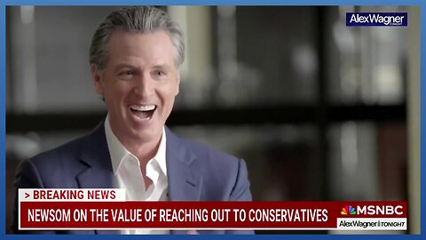 Governor Gavin Newsom is asked if President Joe Biden should do Fox News interviews (meme mix)