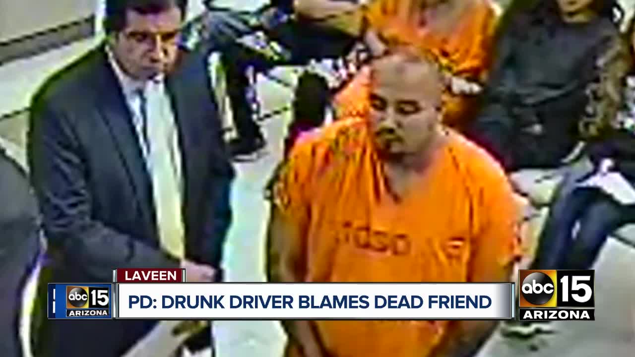 DUI suspect involved in deadly crash tried to pin blame on dead friend