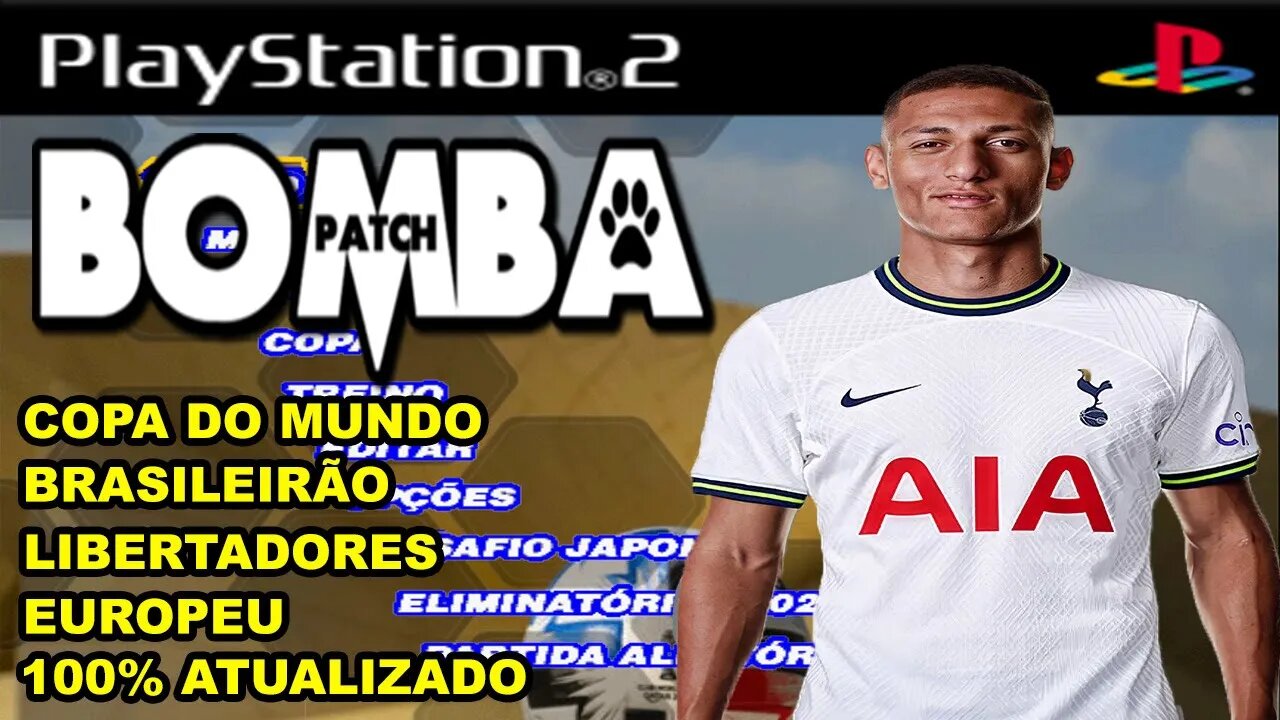 BOMBA PATCH 2022 (PS2) ATUALIZADO NOVEMBRO DOWNLOAD ISO GRÁTIS NARRAÇÃO LUCIANO DO VALE