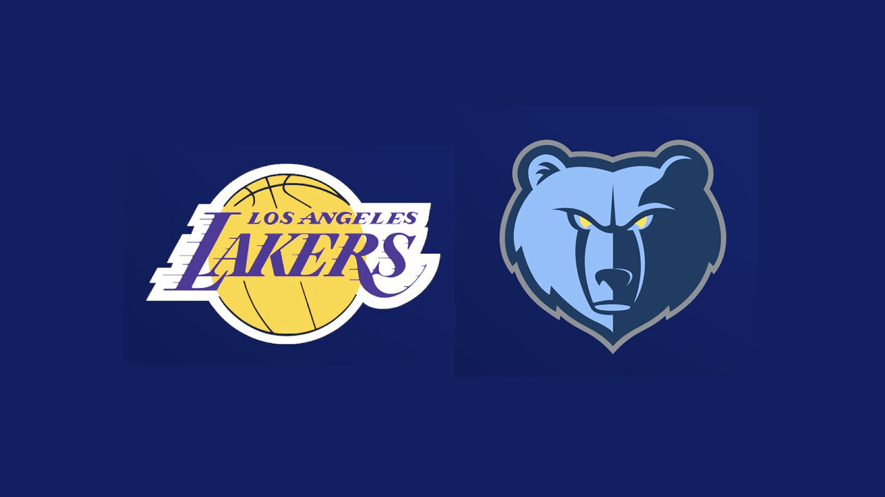 Lakers @ Grizzlies. Visual Concepts NBA 2K25.