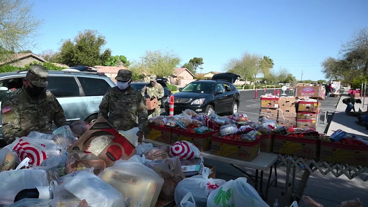 03/22/2021 AZ National Guard supports Queen Creek foodbank