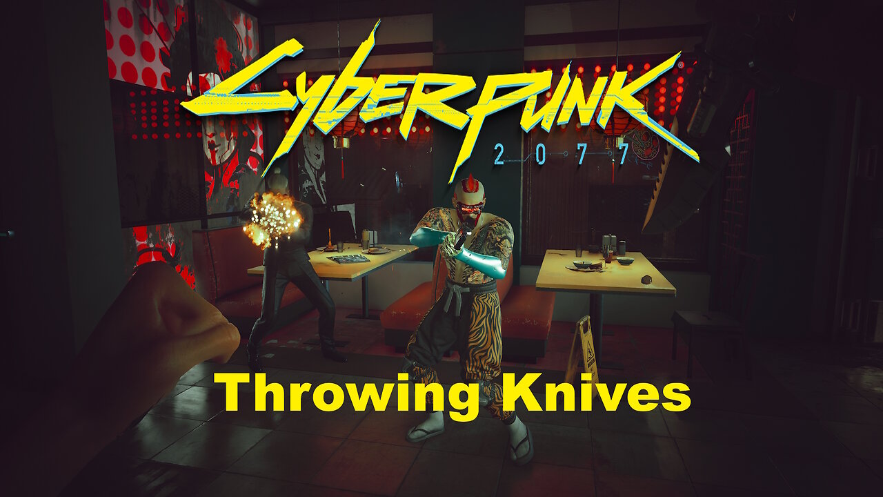 Cyberpunk 2077 - Combat Only - Knife Play #1