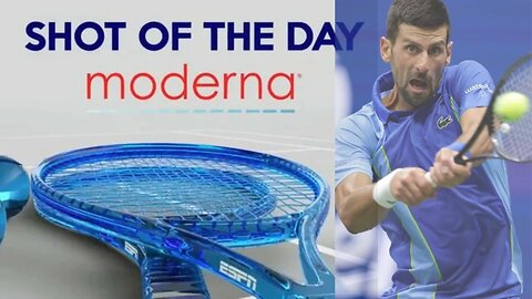 Novak Djokovic - 2023 U.S. Open Tennis Champion “Moderna Shot of the Day”