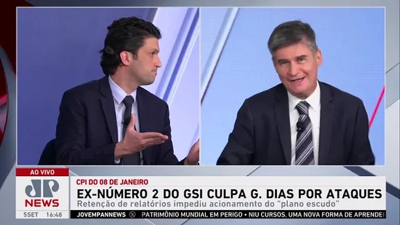 Ex-número 2 do GSI diz que G. Dias reteve relatórios e poderia ter evitado ataques de 8 de janeiro