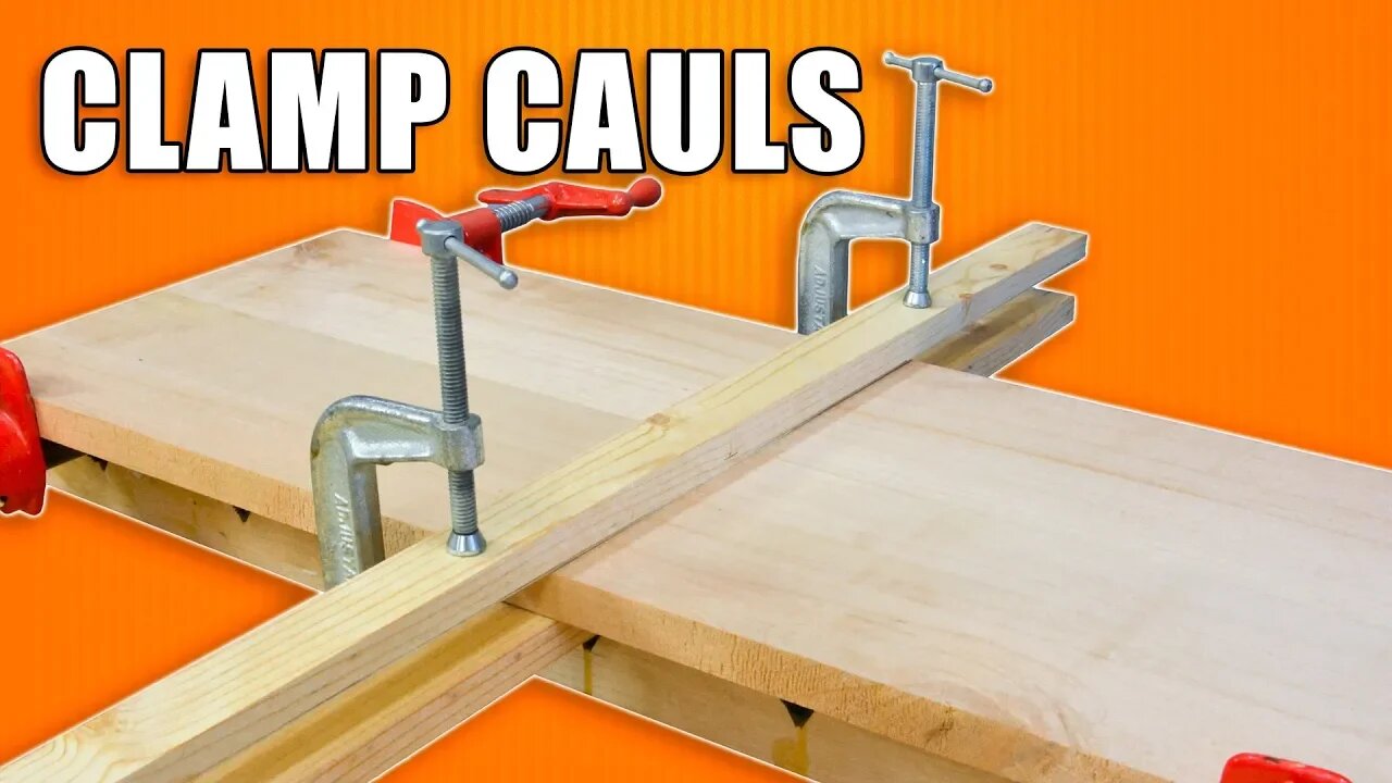 Better Glues Ups with Clamping Cauls / Caul Gluing Clamps