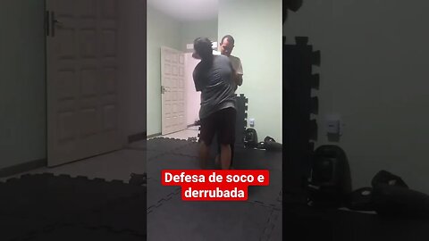 Defesa de soco e derrubada #defesapessoal #kravmaga #segurança #aracaju #luta #esporte #autoestima