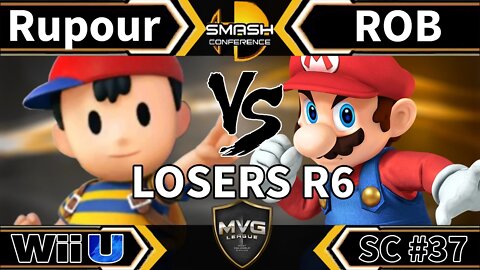 Rupour (Ness) vs. ROB (Mario) - SSB4 Losers R6 - Smash Conference 37