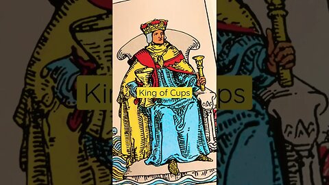 King of Cups #shorts #learntarot