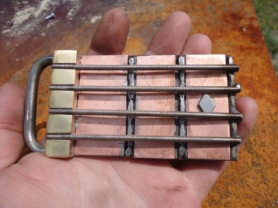 BASS GUITAR Belt buckle!!! RT ARTISAN WORKS!