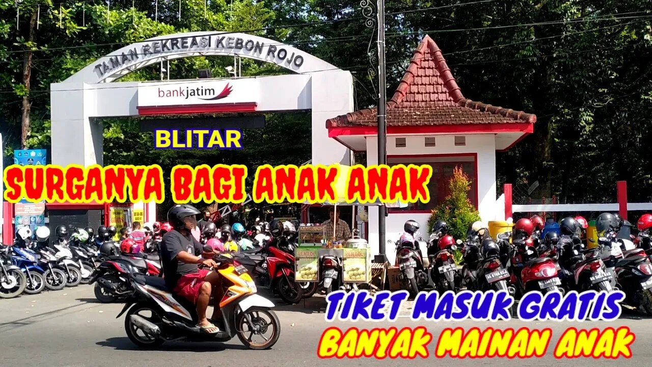 TAMAN REKREASI KEBON ROJO BLITAR ~ SURGANYA BAGI ANAK ANAK