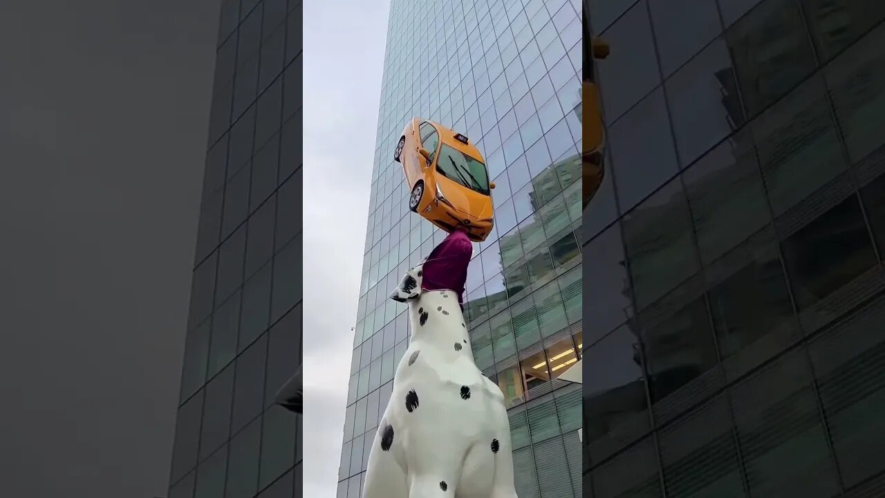 Unusual sculpture in the center of New York 🚖