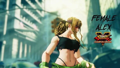 Street Fighter V Female Alex Outfit