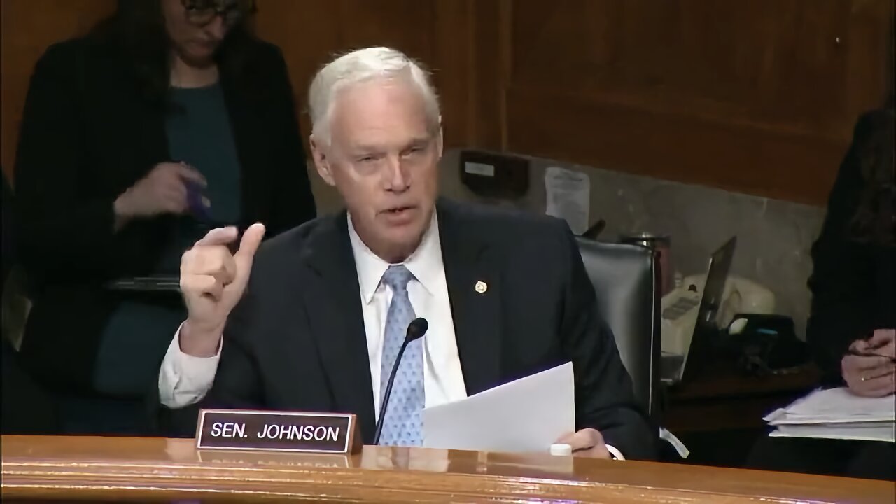 Sen. Ron Johnson ROASTS Sen. Peters (D): 'Do You Want to Retract' Your False Allegations?