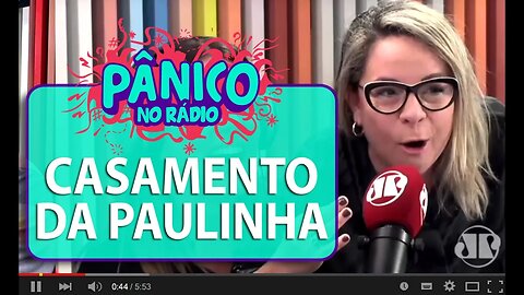 Emílio quase acaba com casamento da Paulinha | Pânico