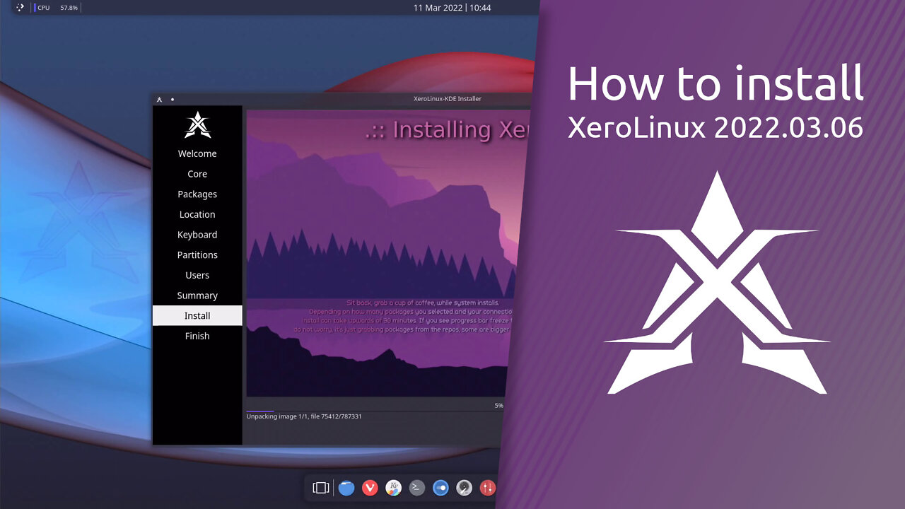 How to install XeroLinux 2022.03.06