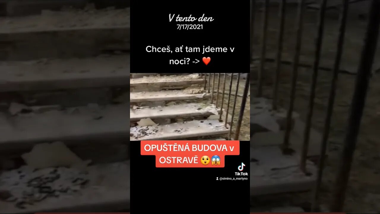 Strašidelná PROZKOUMÁVAČKA opuštěné BUDOVY v OSTRAVĚ! Co se tady STALO!?😱#urbex #shorts #viral