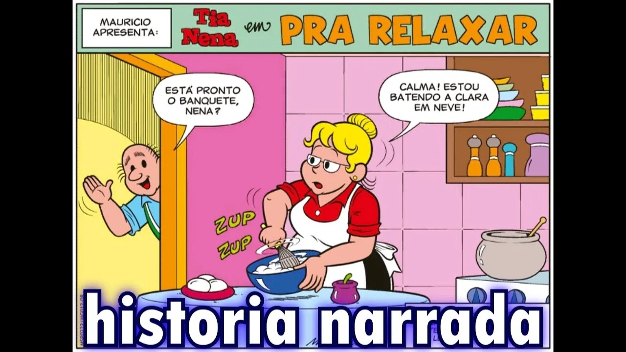 Tia Nena em-Pra relaxar | Gibis do Rapha