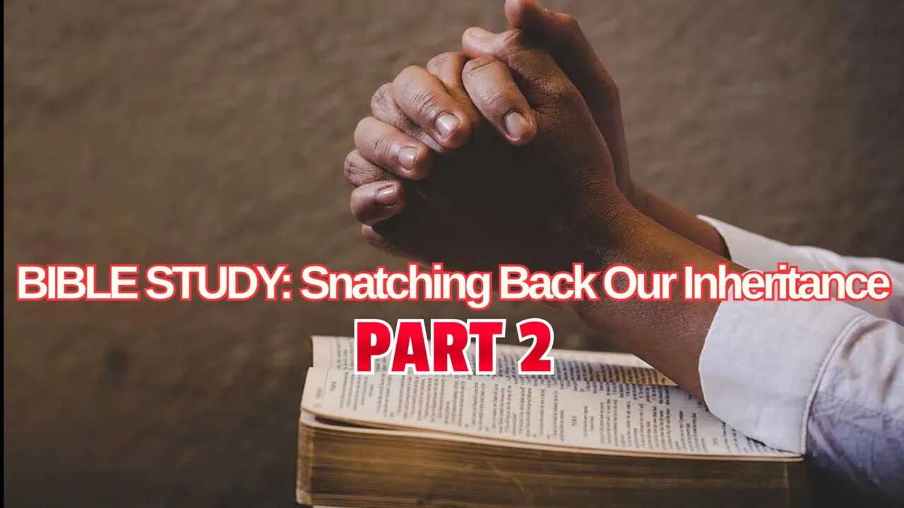 BIBLE STUDY: Snatching Back Our Inheritance PART 2