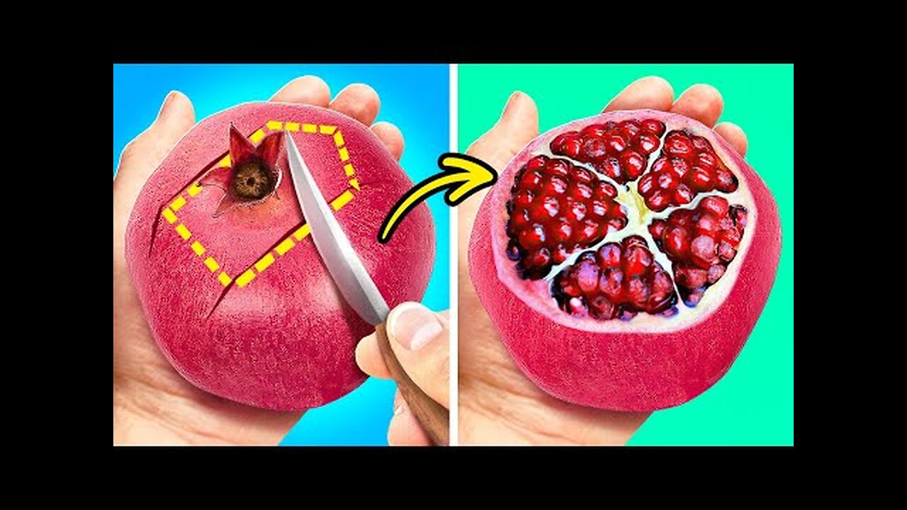 Easy & Fun Ways To Peel And Cut Fruits And Vegetables 🍉🧅