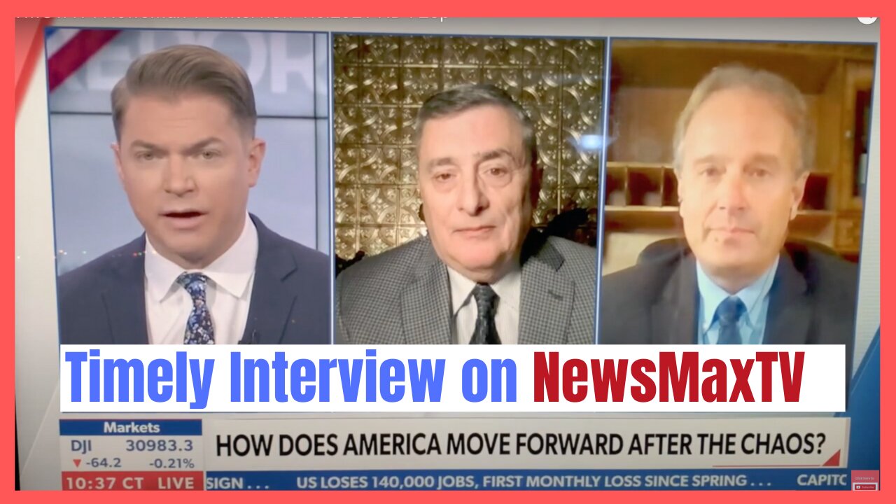 Newsmax TV interviews Col. David Giammona and Troy Anderson on America's Chaos and the End Times