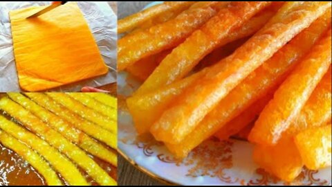 POPULAR CRISPY POTATO STICKS | DELICIOUS 3 INGREDIENT SNACK!!#ASMR