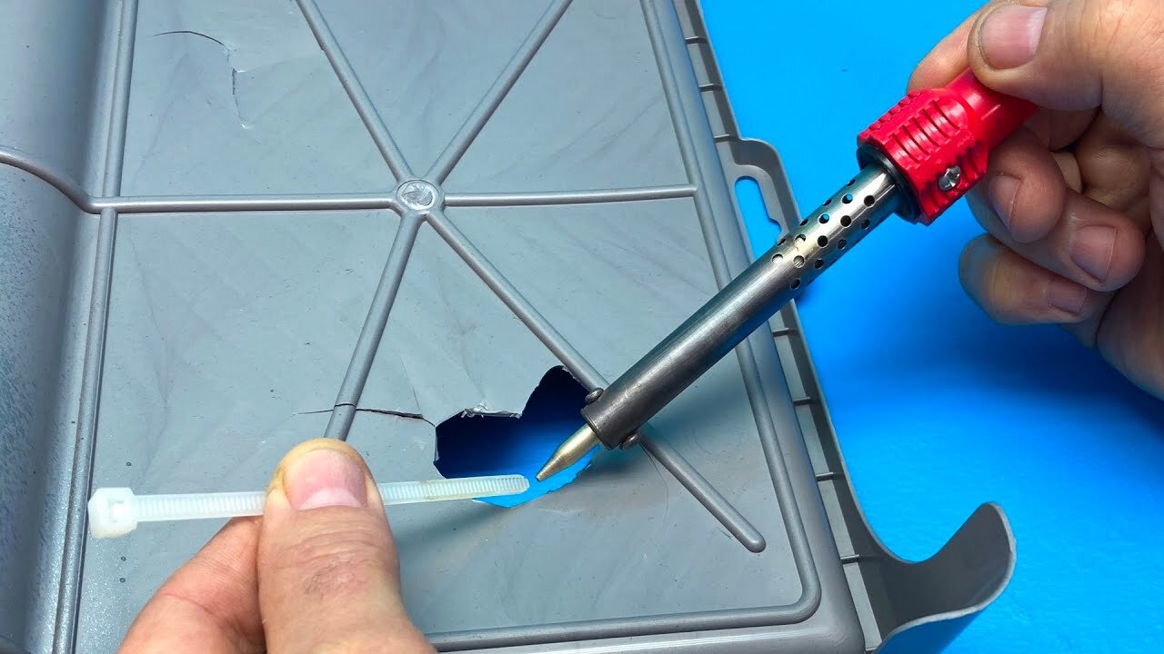 This Man is Genius! Fix Broken Plastics With Plastic Welding Method