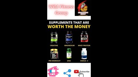 🔥Supplements that are worth money🔥#fitness🔥#wildfitnessgroup🔥#shorts🔥