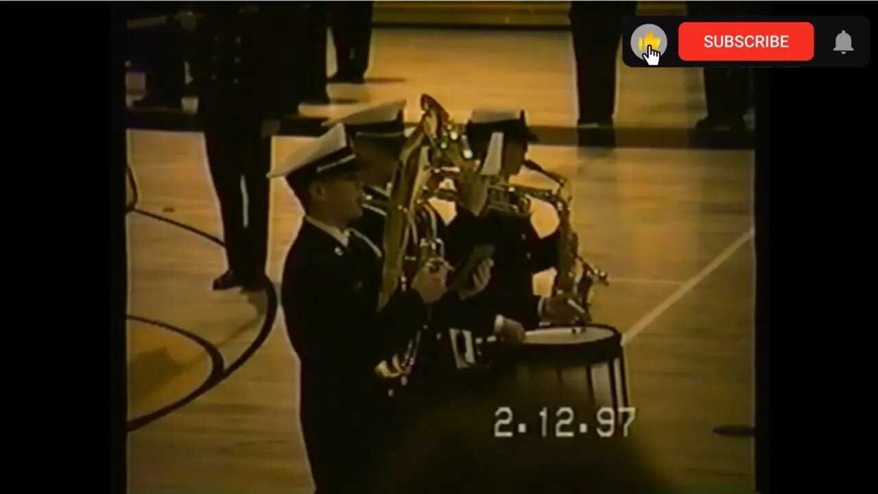 Shawnee Mission West (1997-02-12) NJROTC Formation [#SMWest #theBACarchive #VHS #NJROTC]