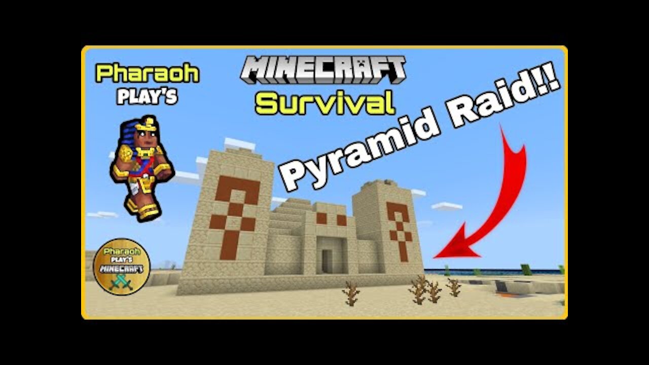 [Cross-Post]Pyramid RAID!! | Minecraft 1.16 Let's Play Survival Ep. 3