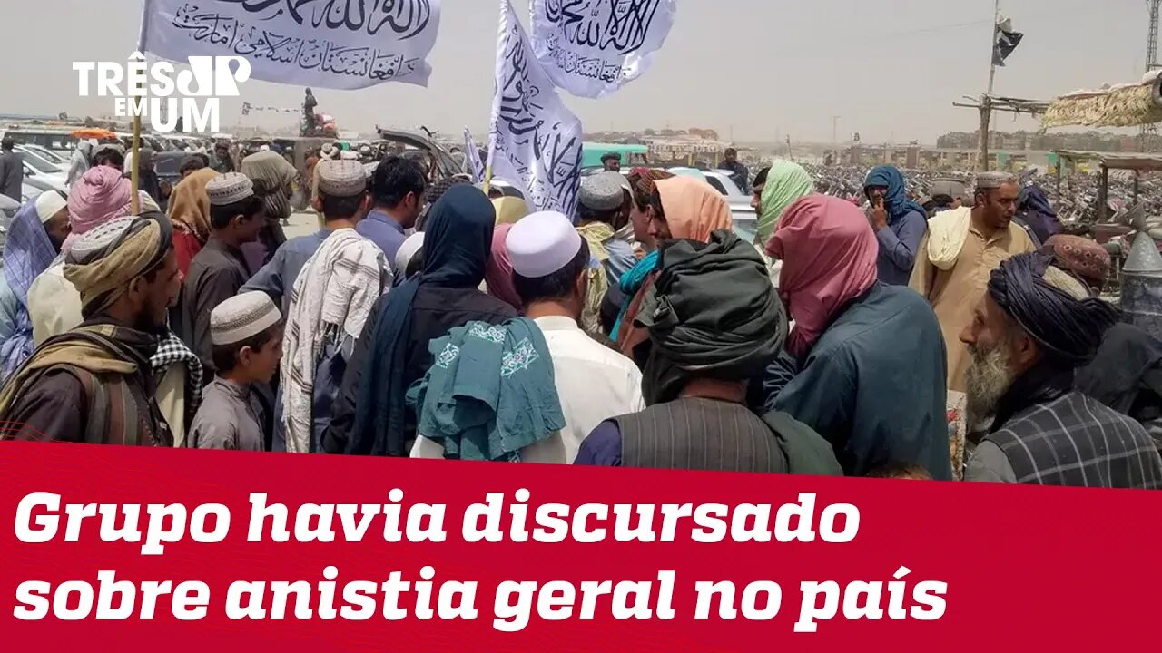 Talibã reprime protesto no Afeganistão, deixando mortos e feridos