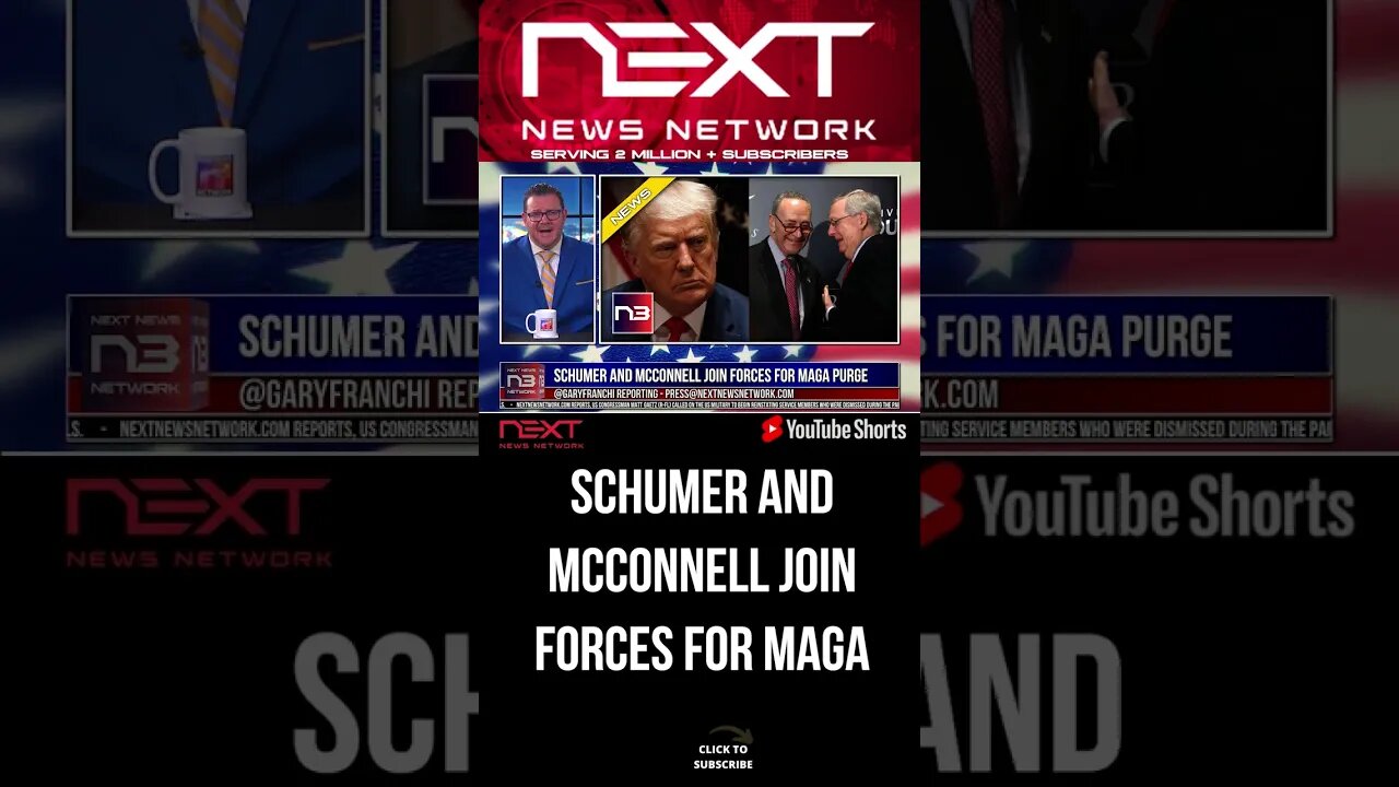 Schumer and McConnell Join Forces for MAGA Purge #shorts