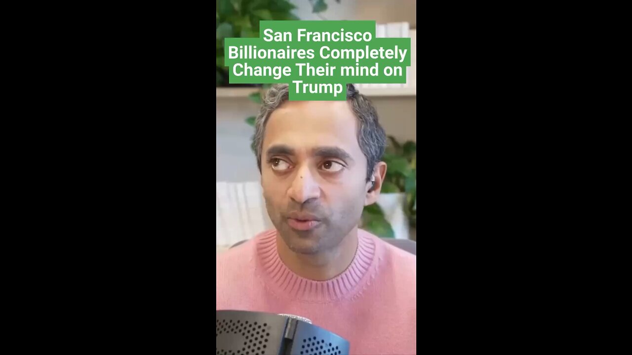 San Francisco Billionaire Liberals admit Trump was a great President!