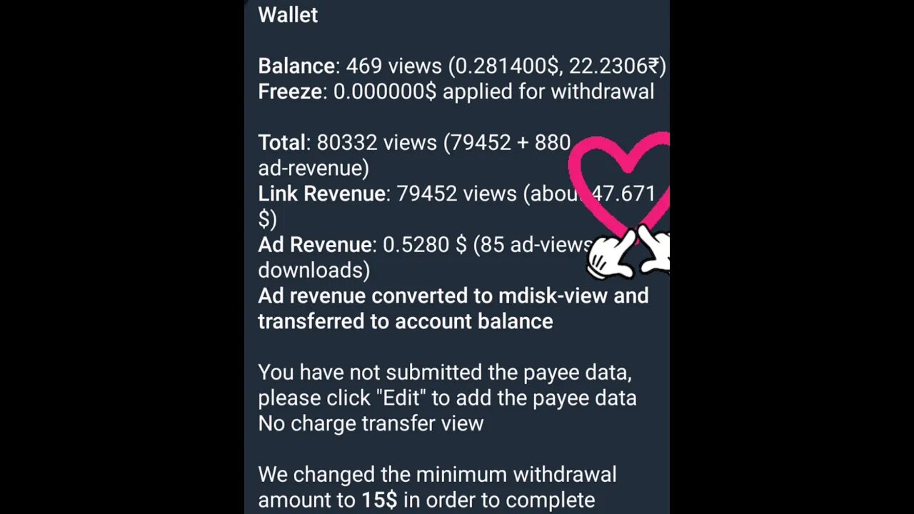 Mdisk $47 earning proof #shorts #earningapps #ytshorts #mdisk #makemoneyonline