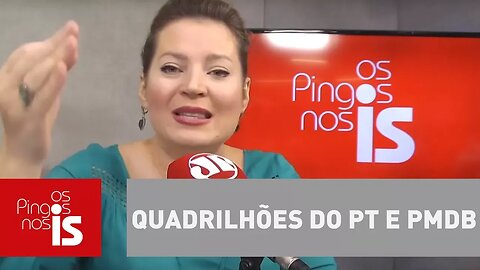 Joice: Janot ajuda quadrilhões do PT e PMDB