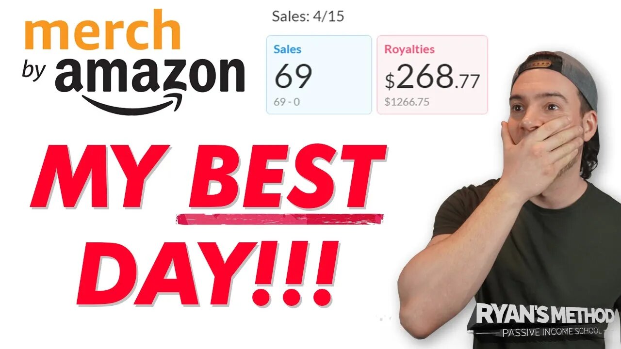 MY BEST DAY ON AMAZON MERCH!! 👕 = 💵