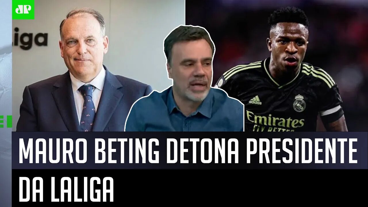 "A VÍTIMA não é LaLiga, é o Vini Jr" Mauro Beting É SINCERO após RACISMO!