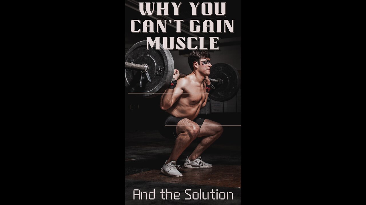 Why you can't gain muscle