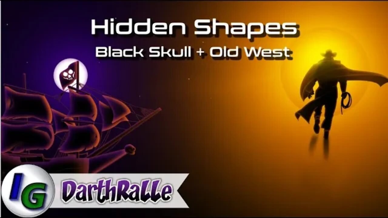 Hidden Shapes Black Skull + Old West Gameplay with DarthRalle on XBOX German, English