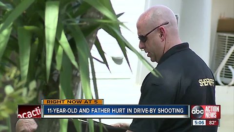 Father and son shot in Pasco drive-by, car seen on surveillance video