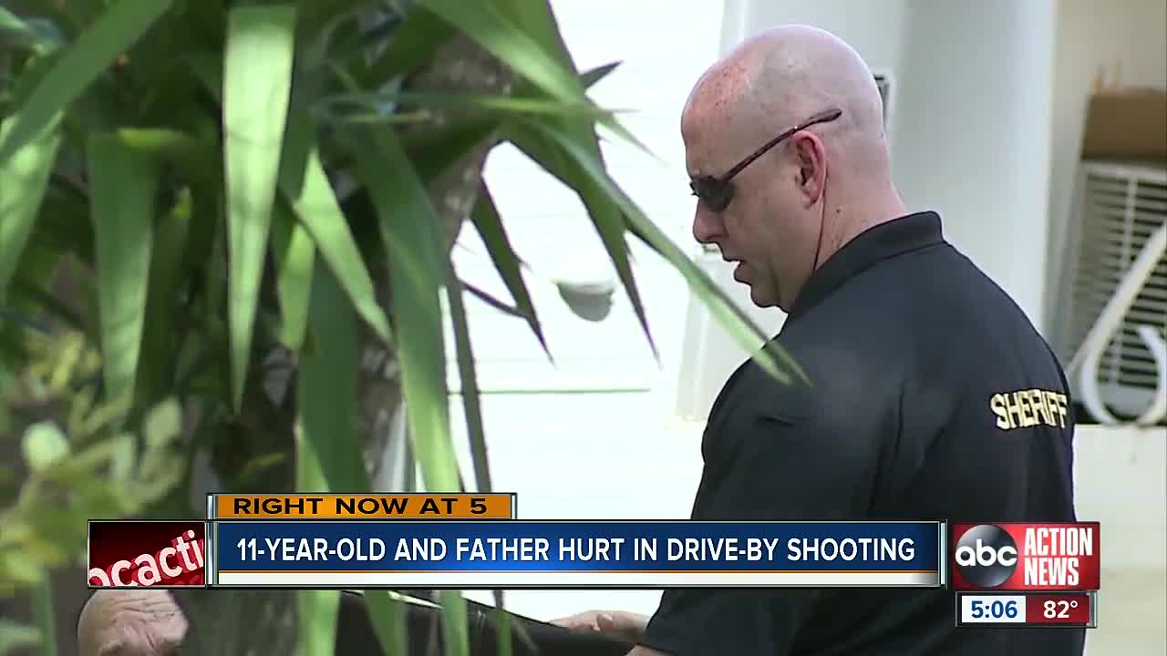 Father and son shot in Pasco drive-by, car seen on surveillance video