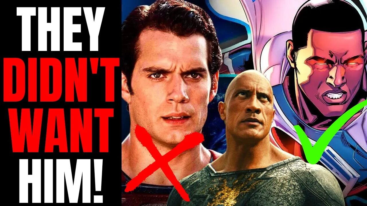 DC Leadership REFUSED To Let Henry Cavill Be Superman In Black Adam! | They Wanted Black Superman!