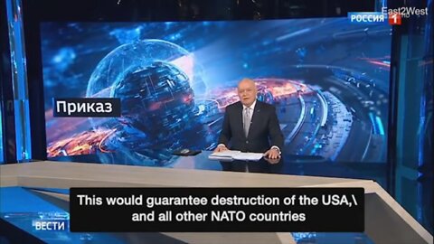 Russian TV Host Threatens Nuclear "Destruction" Of America